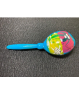 Hand Painted MARACA * Mexico * Souvenir Gourd Wooden Shakers Authentic - $5.45
