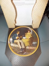 Vintage Norman Rockwell &quot;Pondering on the Porch&quot; Collector Plate NEW - £37.81 GBP