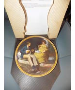 Vintage Norman Rockwell &quot;Pondering on the Porch&quot; Collector Plate NEW - £37.33 GBP