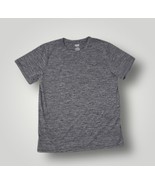 Athletic Activewear Grey Marle Short Sleeve Unisex T Shirt Size L Zone Pro - $228.08 MXN