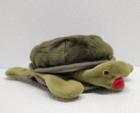 Folkmanis Puppet Baby Green Turtle Realistic Full Body Plush 8&quot; - £14.14 GBP
