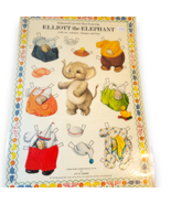 1987 Elliot The Elephant Paper Doll Set By Judy M. Johnson Merrimack Sea... - $9.99