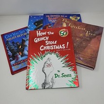 Christmas Book Lot 5 Dr Seuss How the Grinch Stole Frosty SNOWMAN FREE S... - £14.38 GBP