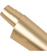 Champagne Gold Permanent Adhesive Vinyl,12&quot; x12ft Matte Metallic Vinyl Roll - £12.35 GBP