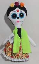 Day of The Dead 13 inch Doll Green- Halloween Decor - $17.81