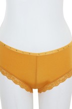 Women&#39;s Golden Cut Out Lace Back Hipster Panties (S) - $7.43