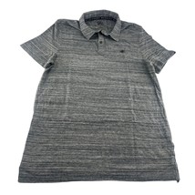 Rock &amp; Republic Shirt Mens Medium Dark Gray Polo Short Sleeve Golf Work ... - $57.28 MXN