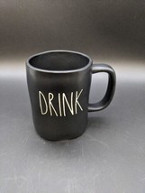 Black - Rae Dunn “DRINK” Mug by Magenta 200 ~ 16 Ounces ~ 4- 3/4&quot; Tall - £9.16 GBP