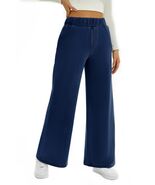 FireSwan Women&#39;s Wide Leg Jeans Mid Rise Elastic Waist Dark Wash - $373.89 MXN