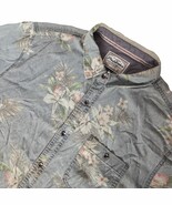 Flag &amp; Anthem Men&#39;s Hawaiian Button Up Shirt XL Multicolor Floral Short ... - $33.88 CAD