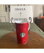 Starbucks Christmas 2013 Holiday Collector 16oz Tall Red Mug - $7.69