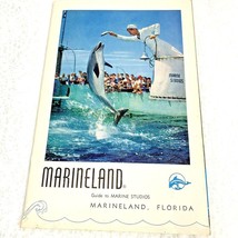 1951 Marineland Florida Souvenir Guidebook Marine Studios Color Travel Photo 50s - £11.33 GBP