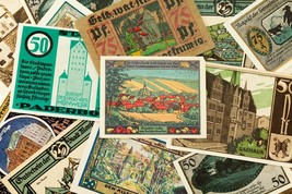 1920&#39;s Germany Notgeld (Emergency Money) 25pc - Lemgo, Moosburg, Oberheldrungen - £77.67 GBP