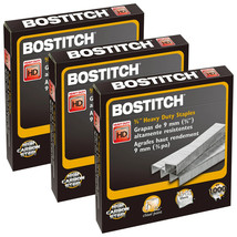 BOSTITCH 3/8&quot; HEAVY DUTY STAPLES 3 PACK 1000 EACH BRAND NEW - $14.84