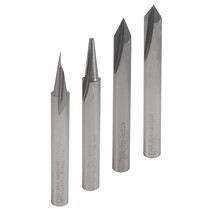 Foos - Engraving Cnc Wood Carving Router Bit Set - 4Pcs - Solid Carbide ... - $44.99