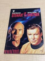 Celebrity Books Star Trek Patrick Stewart VS William Shatner Paperback B... - $9.89