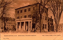Williston Seminary, Middle Hall, Easthampton, MA TUCKS c,1910 POSTCARD bk46 - £4.63 GBP