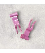 LEGO Parts Flag 4 x 1 Wave Right 4495 [2 pieces] Magenta - $22.14 MXN
