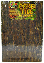 Zoo Med Natural Cork Tile Background for Terrariums 12&quot; x 18&quot; - 3 count Zoo Med  - £79.78 GBP