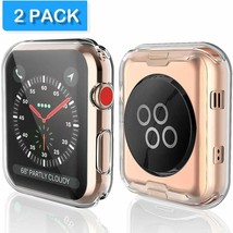Apple iPhone Watch 38m Case Cover TPU Screen Protector Protective 0.3mm Hd Clear - £23.17 GBP