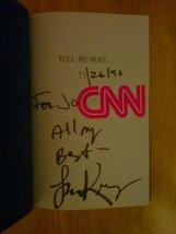 Tell Me More By Larry King Hardback Book Signed autographed - $150.46