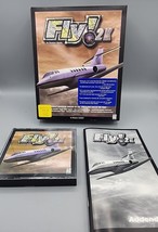 Fly2k Flight Simulator Windows 95 98 NT Big Box Brand New 3 CDs Manual &amp; Box - £14.04 GBP