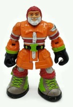 1999 Fisher Price Mattel Rescue Heroes Firefighter Fireman Action Figure - £6.96 GBP