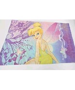 Disney Twin Flat Top Pink Purple flower Sheet Tinkerbell Tinker Bell Pil... - €12,79 EUR