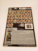 G.I. Joe ARAH 1987 Lightfoot Cardboard Full Backer Card Original Packaging - £7.58 GBP