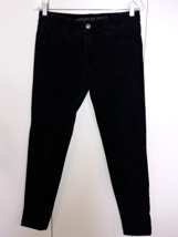 AMERICAN EAGLE OUTFITTERS LADIES BLACK 360 SUPER SKINNY VELOUR JEANS-6R-... - $13.09