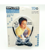 Koss TD10 Portable Stereophones On Ear Headphones Factory Sealed Black N... - $18.67 CAD