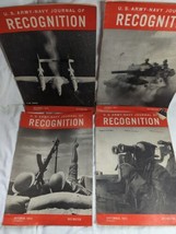 Vintage US Army-Navy Journal Of Recognition Lot Of 4 1943-44 - £28.64 GBP