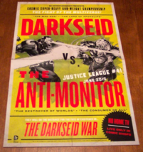 DARKSEID Vs. ANTI-MONITOR BOXING DC Comics Justice League POSTER 11&quot; X 1... - $14.85