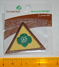 Girl Scouts Brownie Badge &quot;Brownie Girl Scout Way&quot; (New) - £11.99 GBP