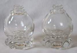 Imperial CANDLEWICK  Glass Salt &amp; Pepper Shakers  No Lids  #519 - £15.98 GBP