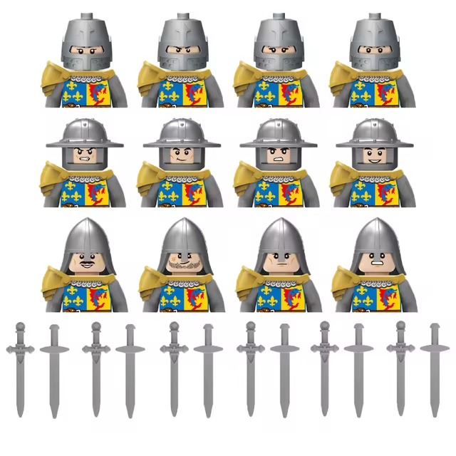 1Set Military Building Blocks Medieval Solider Figures Gifts Toys 1805 - $26.99
