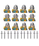 1Set Military Building Blocks Medieval Solider Figures Gifts Toys 1805 - $513.79 MXN