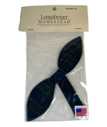 Longaberger Handle Tie 2438441 Collectors Club Stripe Navy Blue Green Ac... - $9.94