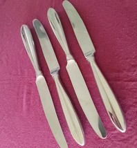 4 Dinner Knives Oneida Stainless: ALSACE Pattern 9 5/8&quot; Vintage - $17.81
