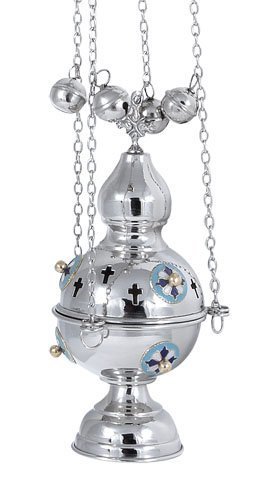 Primary image for Nickel Plated Christian Church Thurible Incense Burner Censer (9781 N)