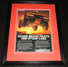 1985 Nissan Roger Mears 11x14 Framed ORIGINAL Vintage Advertisement - £27.68 GBP