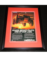 1985 Nissan Roger Mears 11x14 Framed ORIGINAL Vintage Advertisement - £27.17 GBP