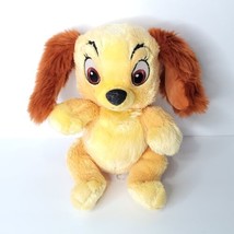 Disney Parks Babies Plush Lady And The Tramp 11&quot; Cocker Spaniel Dog Nose Scratch - £15.89 GBP
