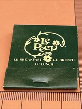 Matchbook Cover  Le Peep  Le Breakfast Le Lunch  Le Brunch  Unstruck  gmg - $230.57 MXN