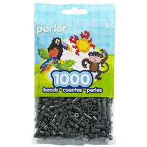 Perler Beads 1,000/Pkg-Dark Gray - £11.96 GBP