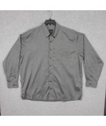 Jos A Bank Traveler&#39;s Collection Men&#39;s Dress Shirt Long Sleeve Gray Size... - £15.11 GBP