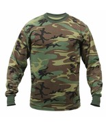 TRU-SPEC MILITARY CAMOUFLAGE BDU WOODLAND LONG SLEEVE T SHIRT COLD WEATH... - $25.42 CAD