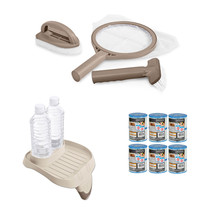 Intex Hot Tub Maintenance Kit &amp; Cup Holder/Tray &amp; Type S1 Pool Filters (6 Pack) - £87.12 GBP