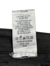 Joe's Jeans The Skinny Leg Denim Coated Black 25 USA Made Stretch Cotton Spandex image 9