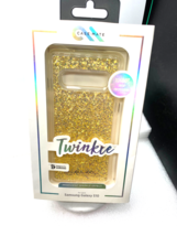 Case-Mate Twinkle Samsung Galaxy S10 Case Gold Stardust (Clear/Iridescent) - $0.99